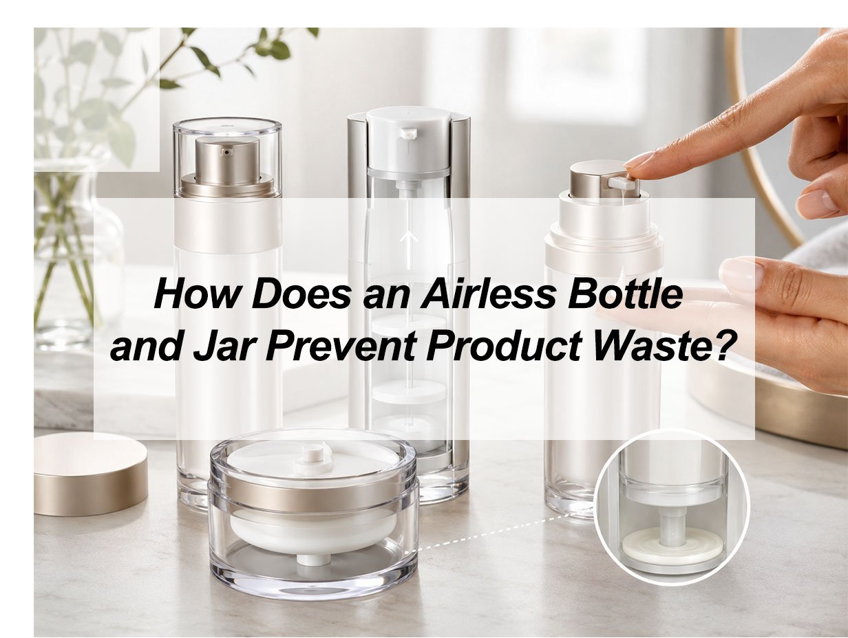 How Does an Airless Bottle and Jar Prevent Product Waste?