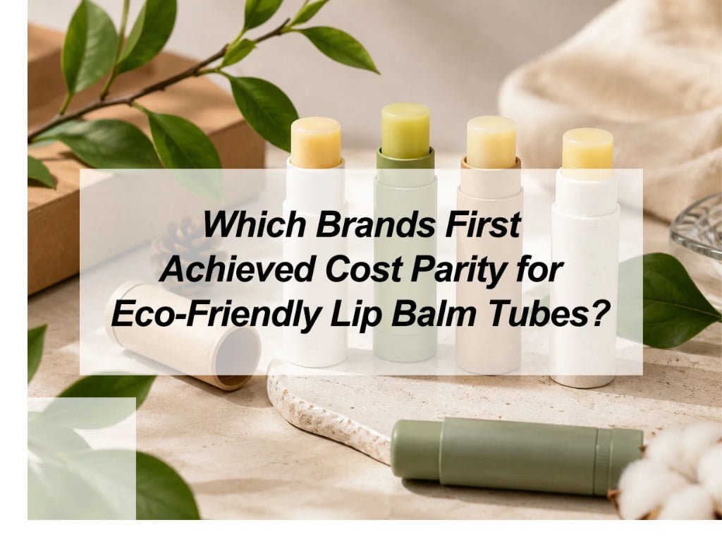 ![Eco-friendly lip balm tubes reaching cost parity with traditional packaging](https://jccosmopack.com/wp-content/uploads/2026/06/Which-Brands-First-Achieved-Cost-Parity-for-Eco-Friendly-Lip-Balm-Tubes.jpg "Eco Lip Balm Tubes")