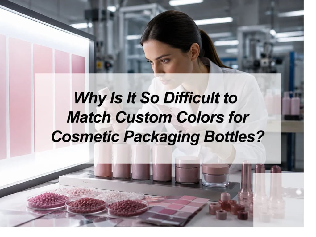 ![custom color matching process for cosmetic packaging bottles](https://jccosmopack.com/wp-content/uploads/2026/06/Why-Is-It-So-Difficult-to-Match-Custom-Colors-for-Cosmetic-Packaging-Bottles.jpg "Custom Color Matching")