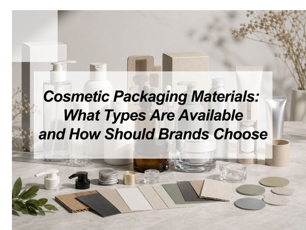 ![Cosmetic packaging materials compared to help beauty brands choose](https://jccosmopack.com/wp-content/uploads/2026/07/Cosmetic-Packaging-Materials-What-Types-Are-Available-and-How-Should-Brands-Choose.jpg "Cosmetic Packaging Materials")
