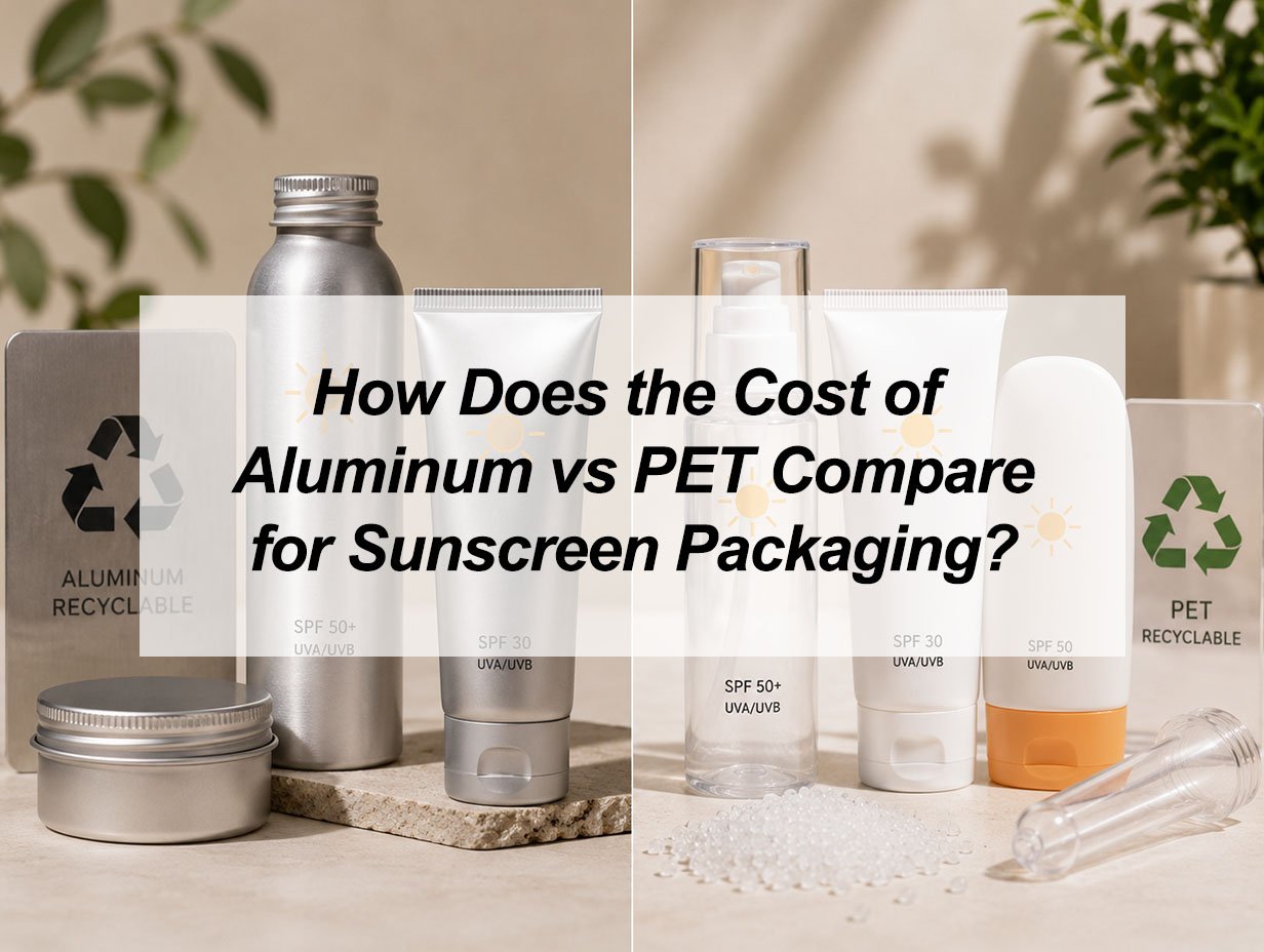 How Does the Cost of Aluminum vs PET Compare for Sunscreen Packaging?