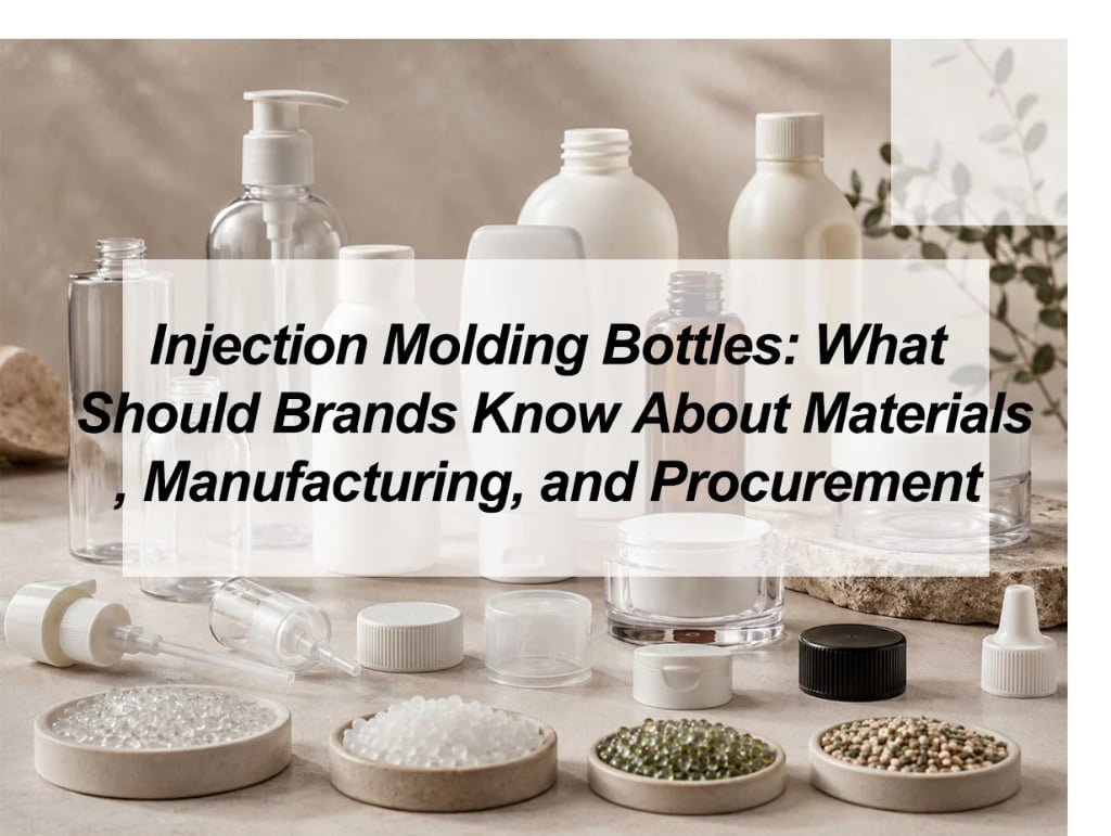 ![Injection molding bottles for cosmetic materials manufacturing and procurement](https://jccosmopack.com/wp-content/uploads/2026/07/Injection-Molding-Bottles-What-Should-Brands-Know-About-Materials-Manufacturing-and-Procurement.jpg "Injection Molded Bottles")