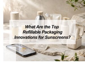 ![Refillable sunscreen packaging innovations for sustainable beauty brands](https://jccosmopack.com/wp-content/uploads/2026/07/What-Are-the-Top-Refillable-Packaging-Innovations-for-Sunscreens.jpg "Refillable Sunscreen Packaging")